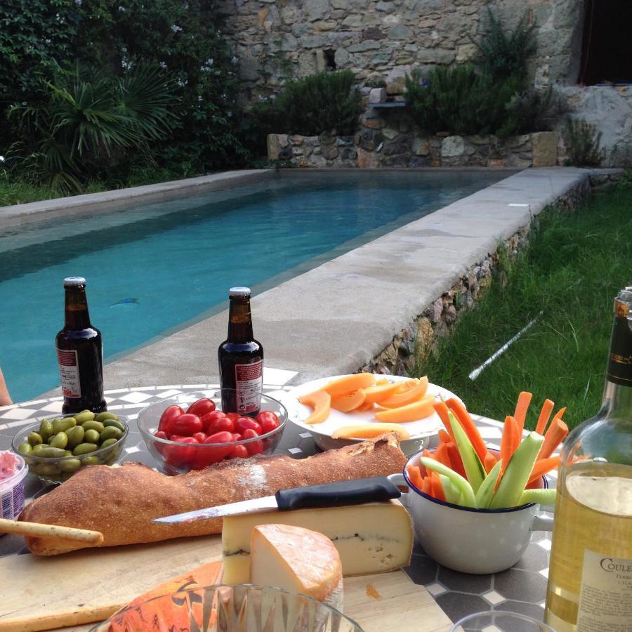 Les Remparts Bed and Breakfast Capestang Buitenkant foto